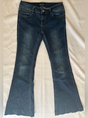 Grace Dark Blue Flare Jeans girls size 16